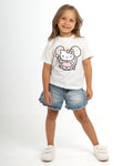 Magical Kitty Princess Tee - White