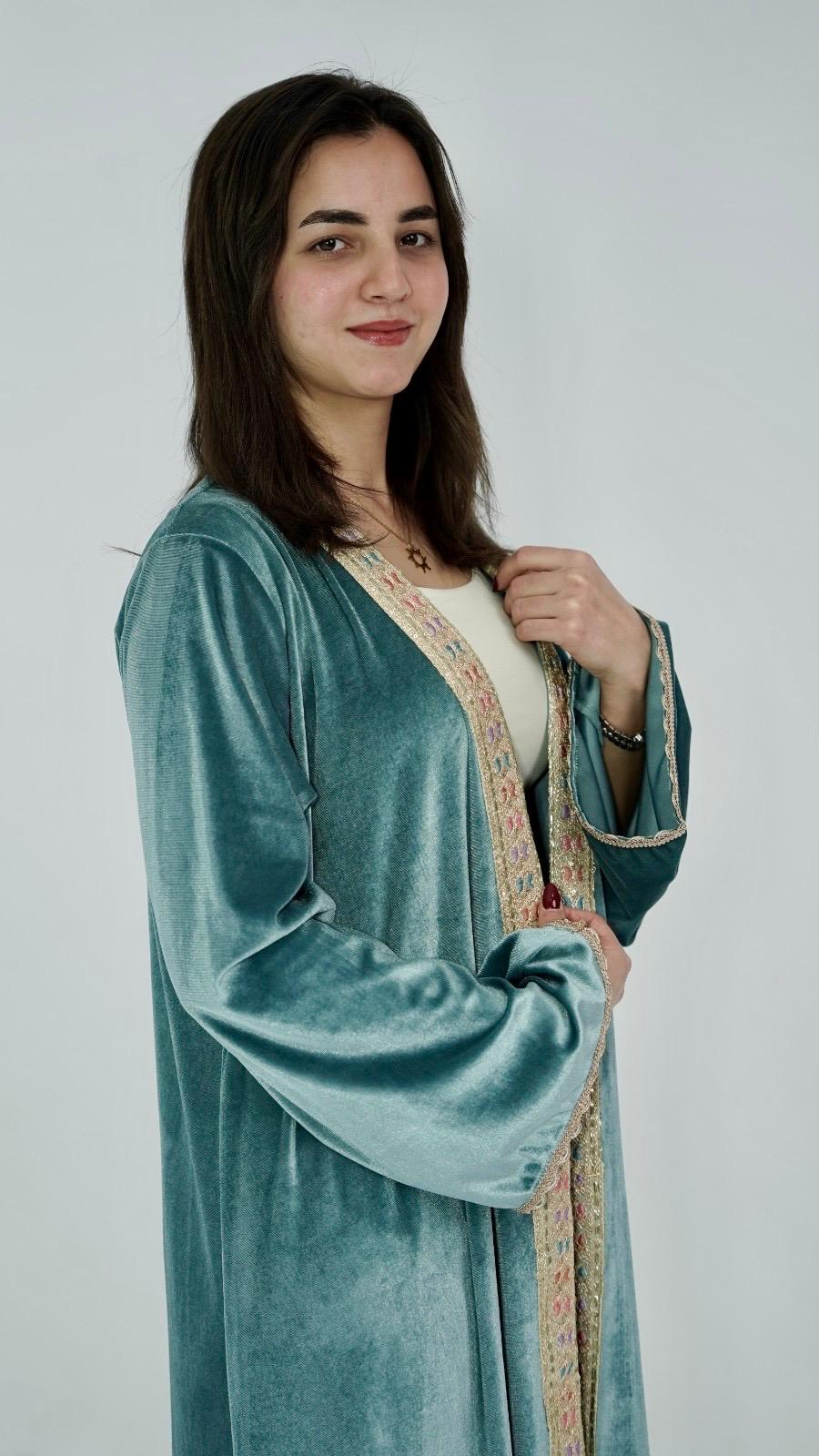 Teal Royale Kaftan - Women
