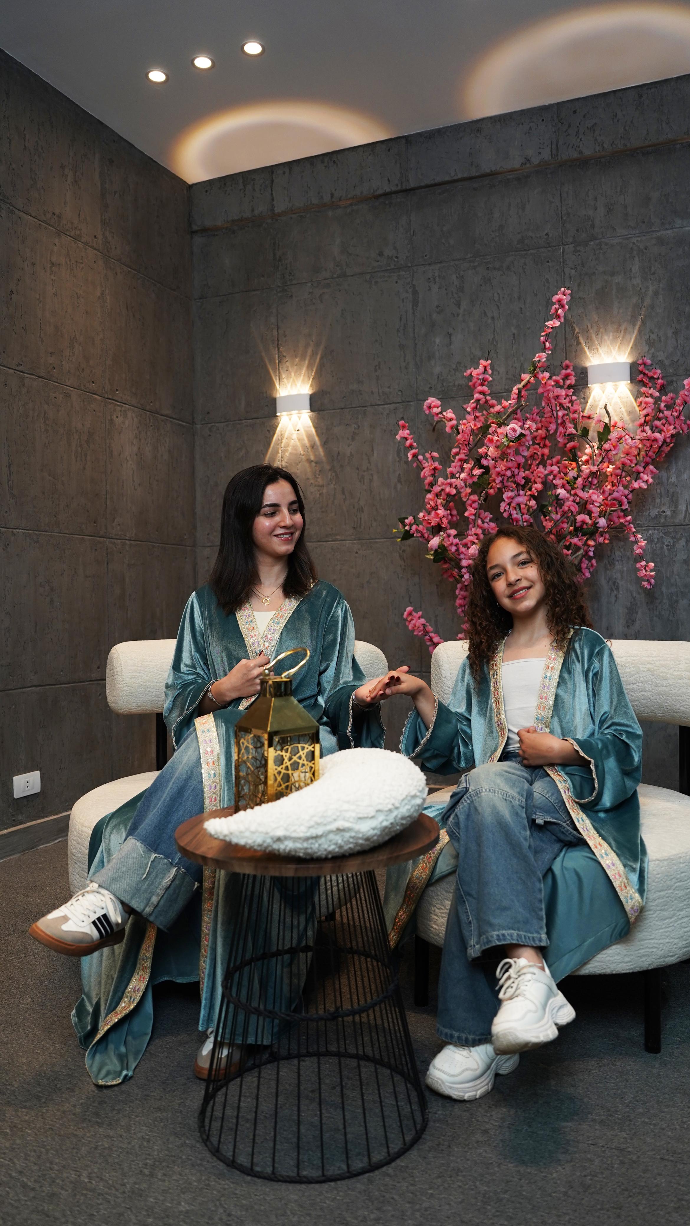 Teal Royale Kaftan - Women