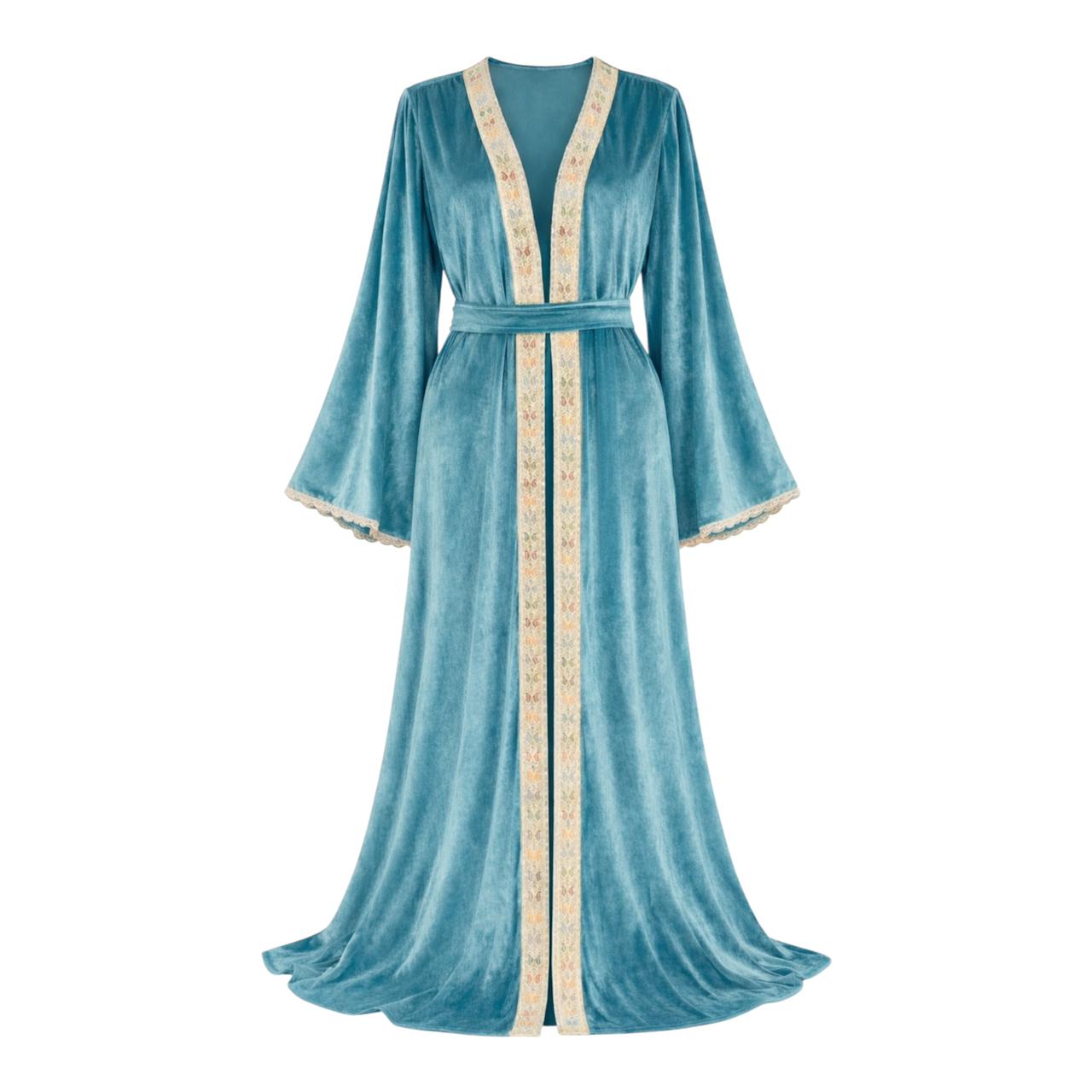 Teal Royale Kaftan - Women